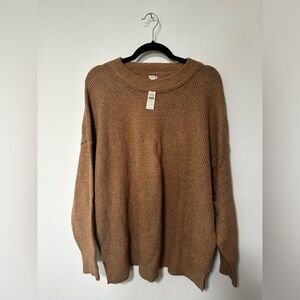 Aerie waffle knit oversized sweater